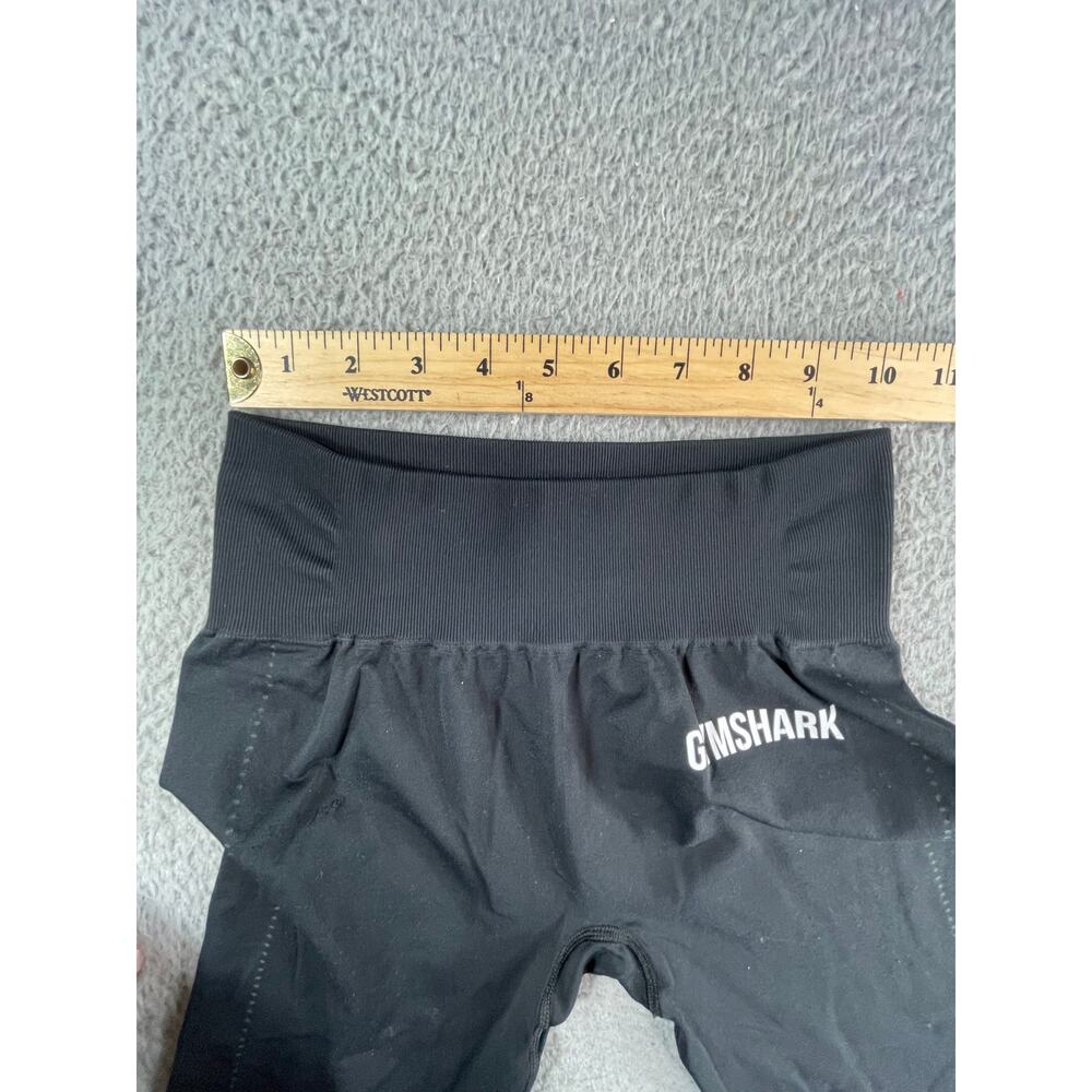Gymshark Leggings Womens Small Athletic Pants Black Compression Running Workout - Picture 4 of 7